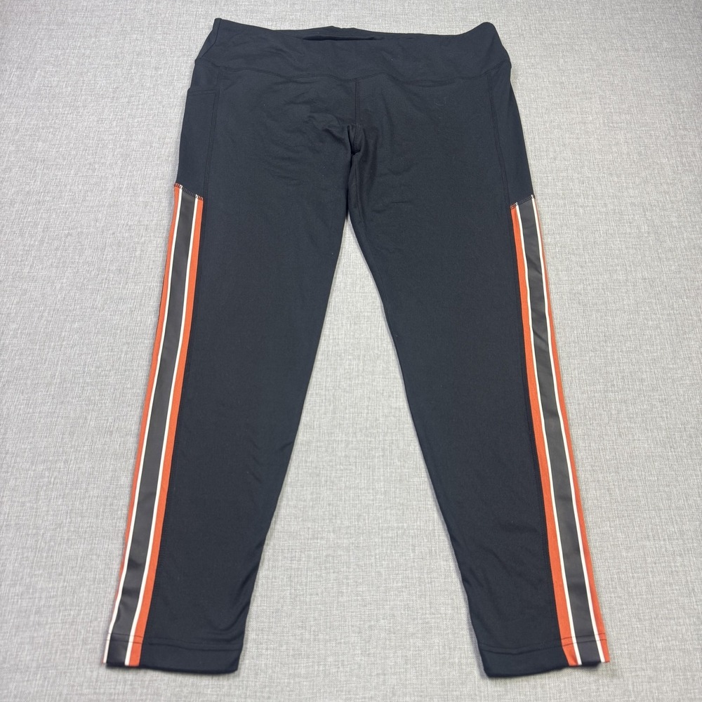 Harley-Davidson Leggings Pants Womens XL‎ Black H-D PERFORMANCE Pockets Stretch
